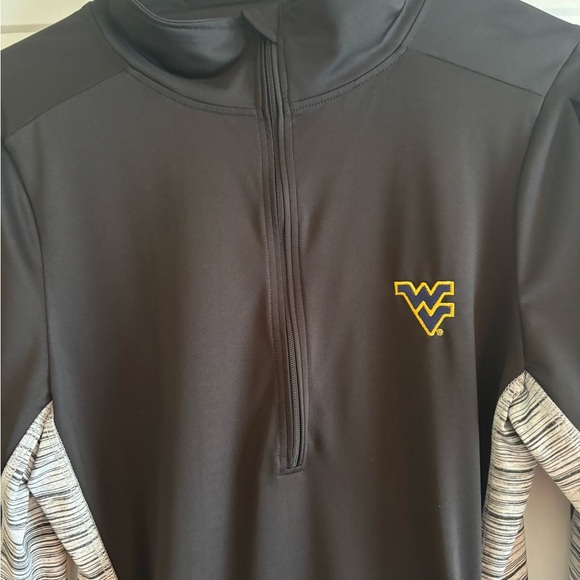 WVU Mountaineers Women’s Quarter-Zip Pullover - Crable - Size Large - Picture 1 of 7